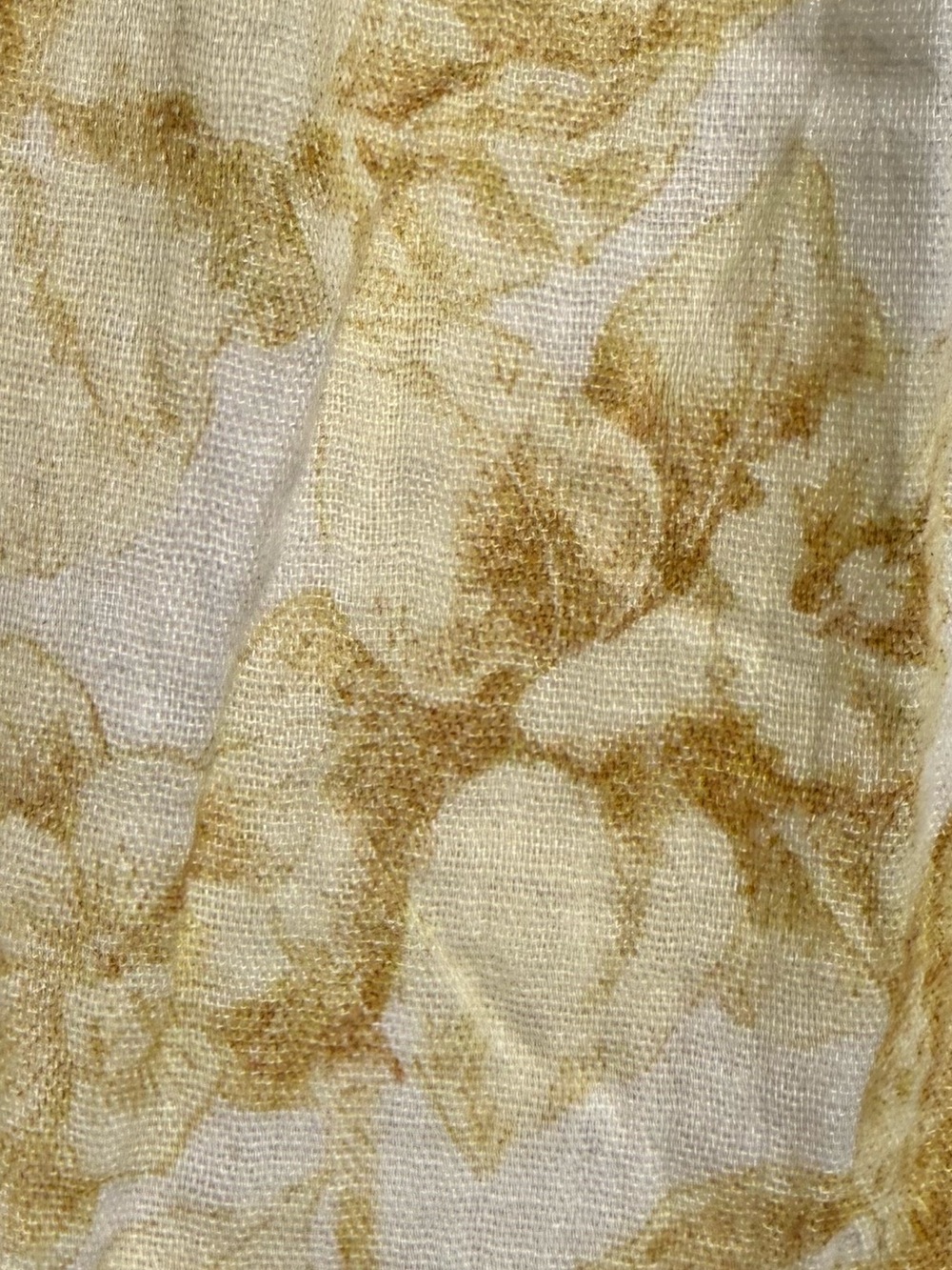 Tiered Floral Midi Skirt in Pale Yellow size small nwt - Picture 5 of 7